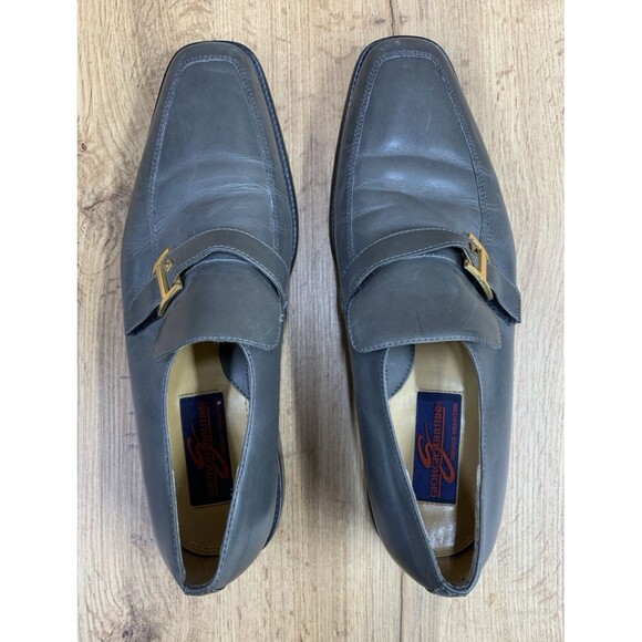 Giorgio Brutini Mens Private Collection Leather Shoes 155288 Buckle Size 11M